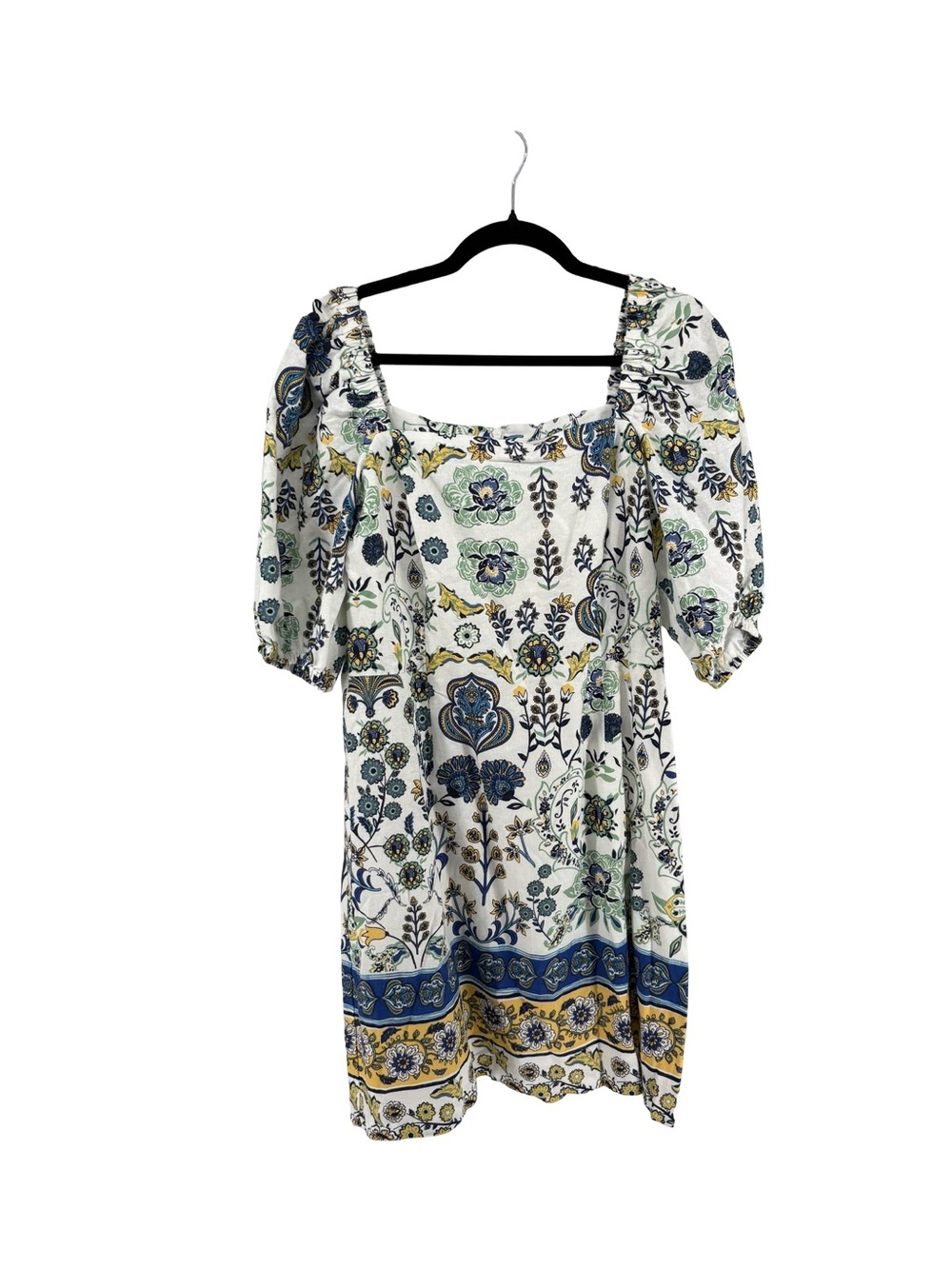 New Anna Klein Pearl White Multi Floral Dress – Size 12 - Picture 2 of 6